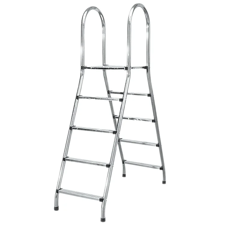 

Swankiaspa Anti-rust 2-5 Steps Above Ground Swimming Pool Ladder, Silver