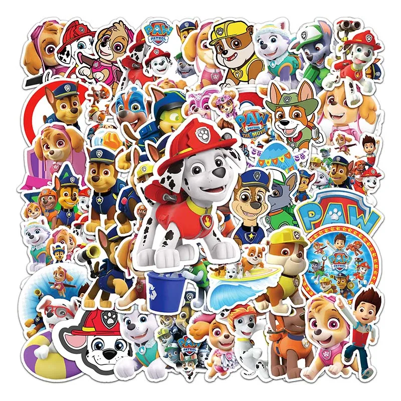 50Pcs High Quality Cartoon Animal Graffiti Anime Dog Stickers Waterproof Decorate Notebook Bicycle Luggage For Teen Kid Toys De