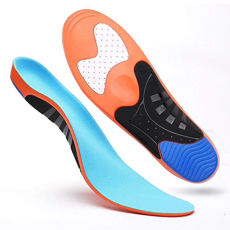 

2021 new arrival arch support pu sports running insoles for shoes