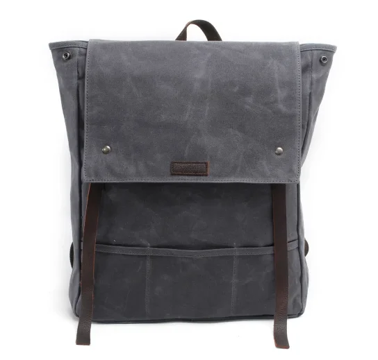 mochilas Wholesale Factory Design Leather Waterproof Canvas School Unisex Backpack Travel Backpack