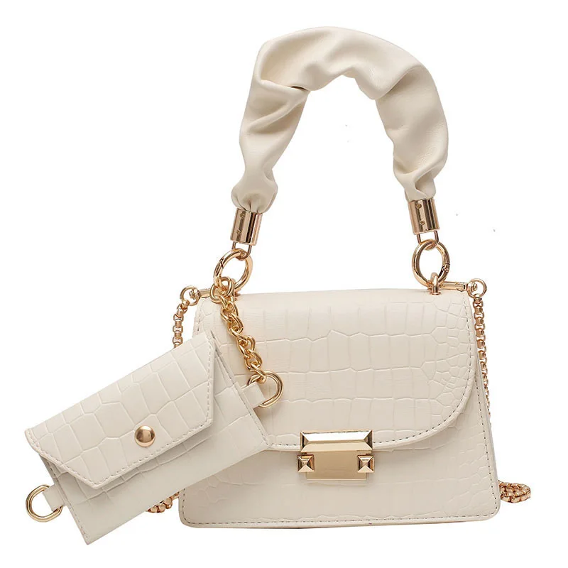 

Custom Small Jelly Bag Women Purses and Pu Leather Shoulder Messenger Bags Chain Design Shoulder Handbag, Can custom