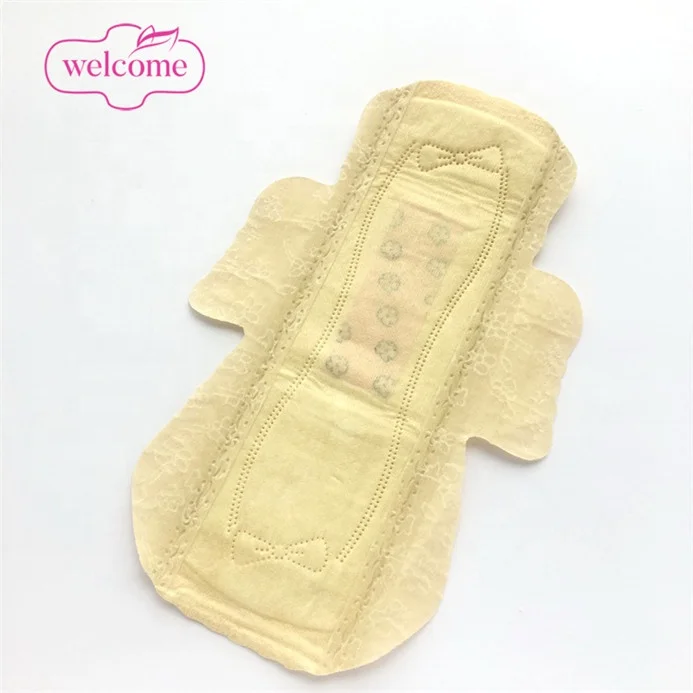 

Eco Friendly Natural Ladies Bamboo charcoal Biodegradable Napkin Pad Sanitary Napkins Lady paper bag