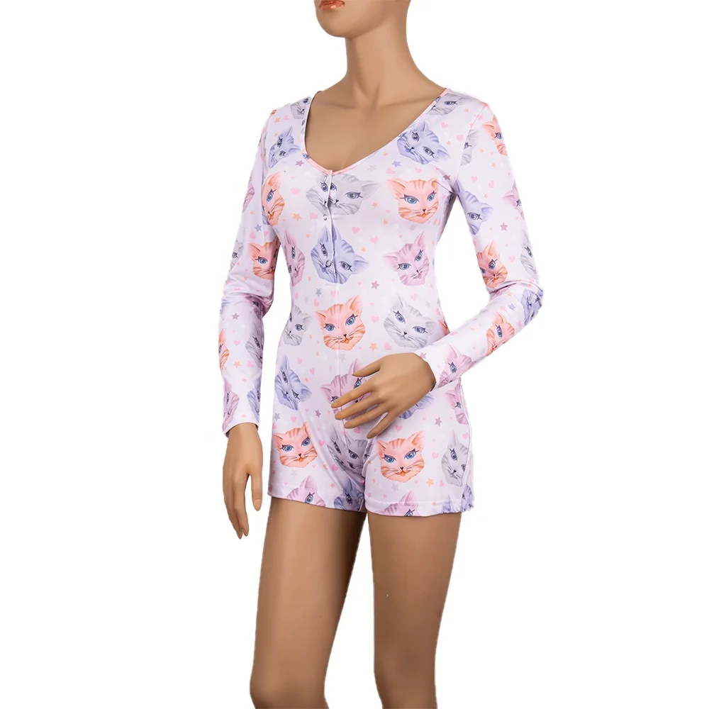 

Colory Pajama Onesie Shorts Women Summer Clothing 2021, Picture shows