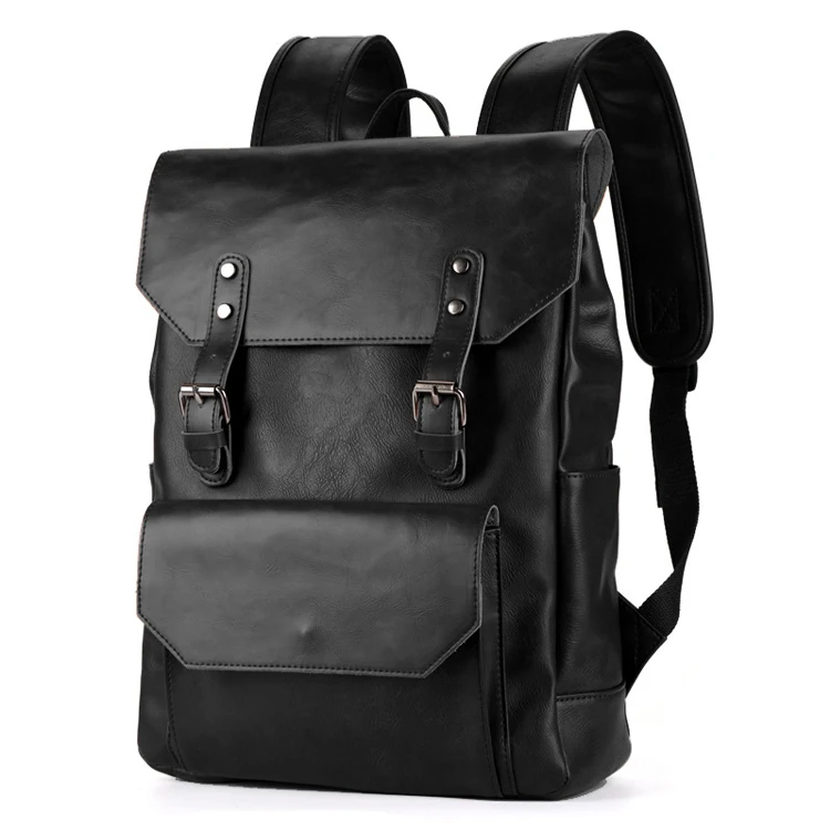 

Roll Top Backpack Casual vintage daypack school backpack for teenager Shoulders bag Men Women Business Travel Sport Backpack, Customized color