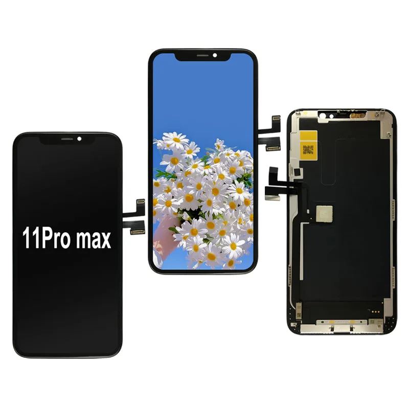 

smartphone spare parts lcd touch screen display for iphone 11pro max ,cellphone lcd display for iphone 11pro max, Black/white