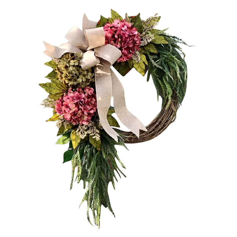 

Garden farmhouse front ornaments pastoral style decorations home wall hanging simulation garland door hanging