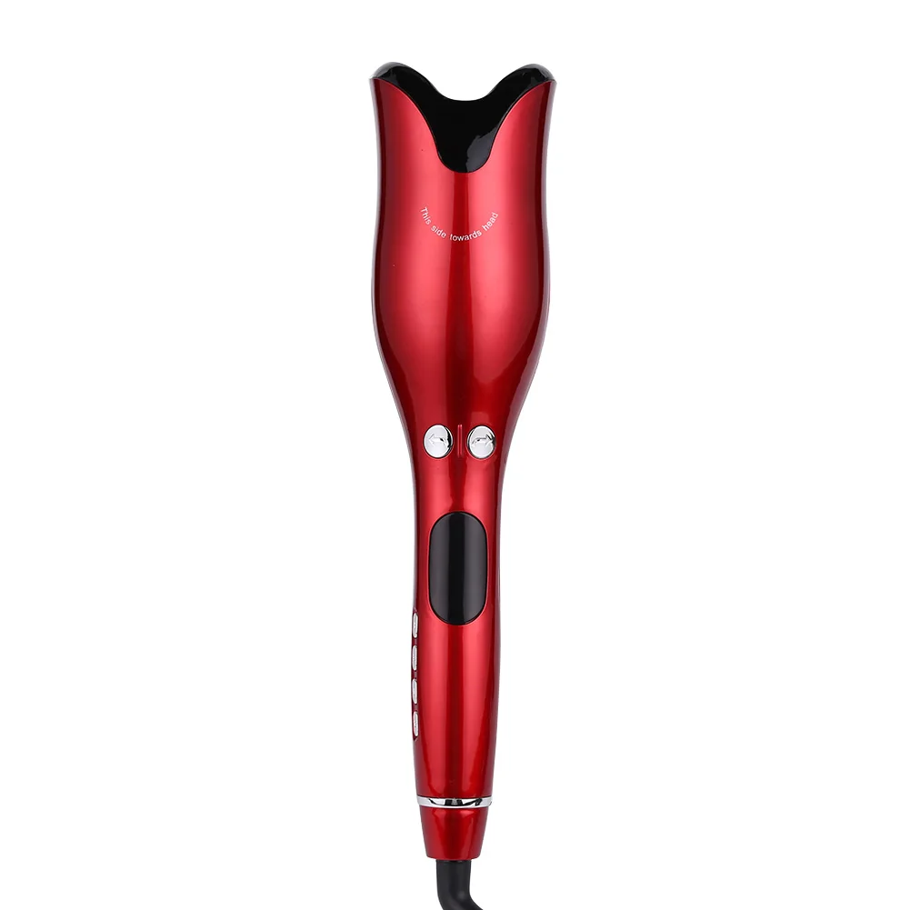 

Dropshipping USB Automatic Rotating Ceramic Curling Tulip Hair Curler Iron, Black/white/blue/red