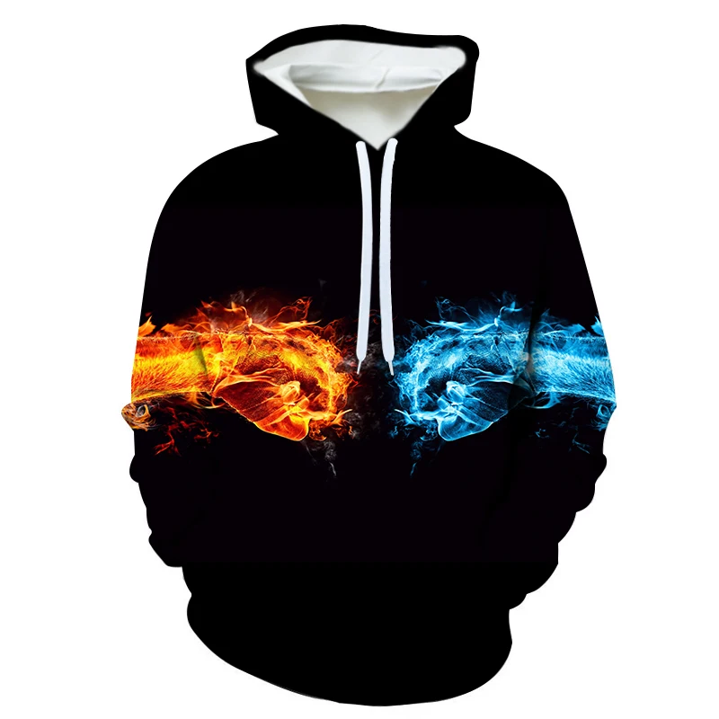 

Red and blue fist bump 3D Sublimation Sweater