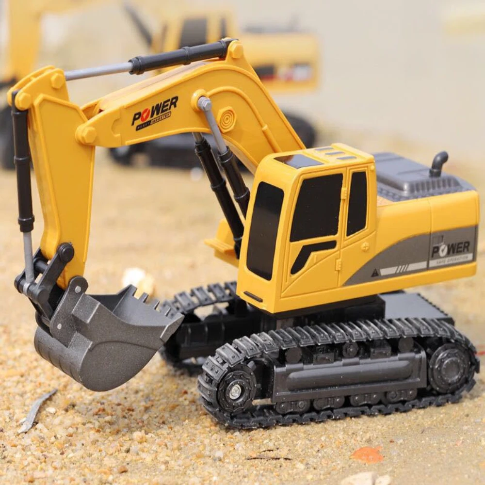 Factory Sale Rc Engineering Truck 2.4g 116 11ch Alloy Rc Excavator Car