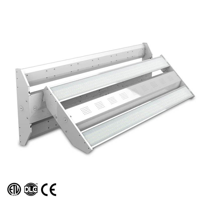 Garage Factory Warehouse Workshop 2Ft 4Ft 80W 135Lm/W 0-10V Dimmable Super Bright Industrial Led Linear High Bay Light Fixture