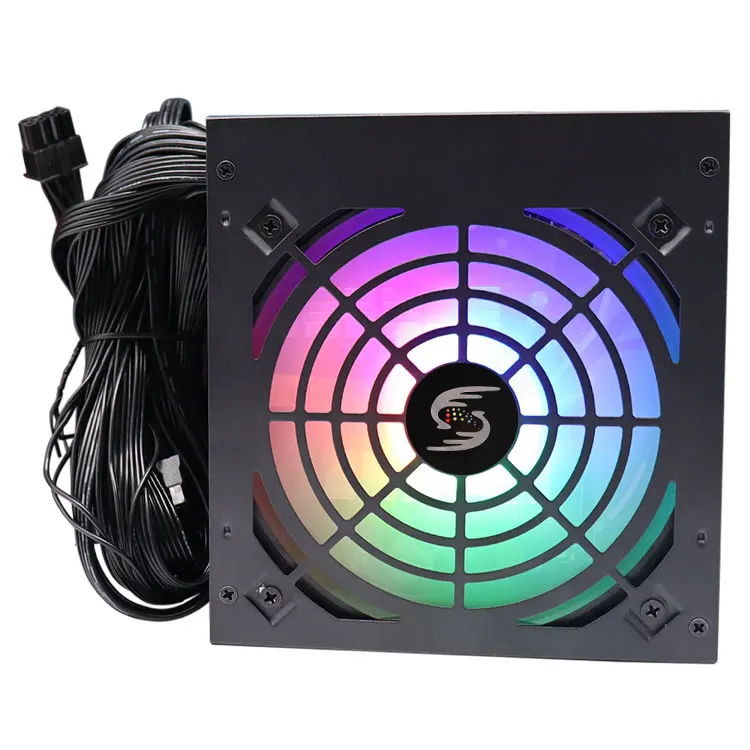 

In Stock 500w RGB Psu Pc Power Supply Computer Switching Atx Psu 12v 6+2 Pin Power Supply