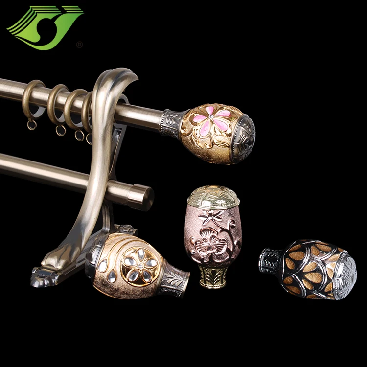 New designs luxury extendable 28mm window curtain rods