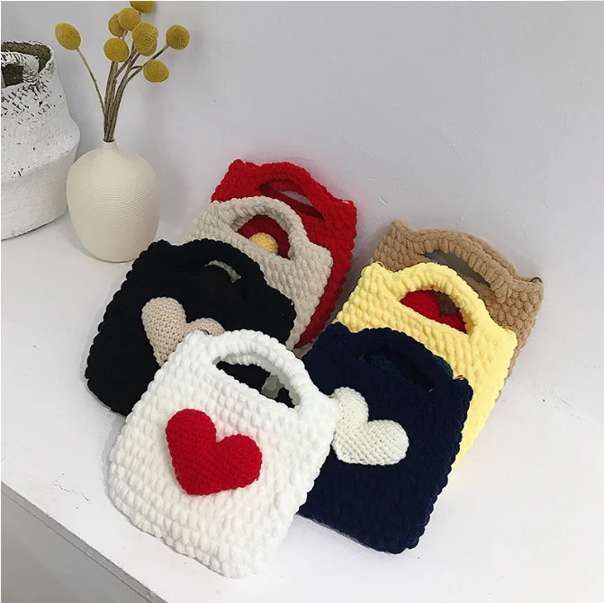 

Hand-knitted bag women fashion Woven bag