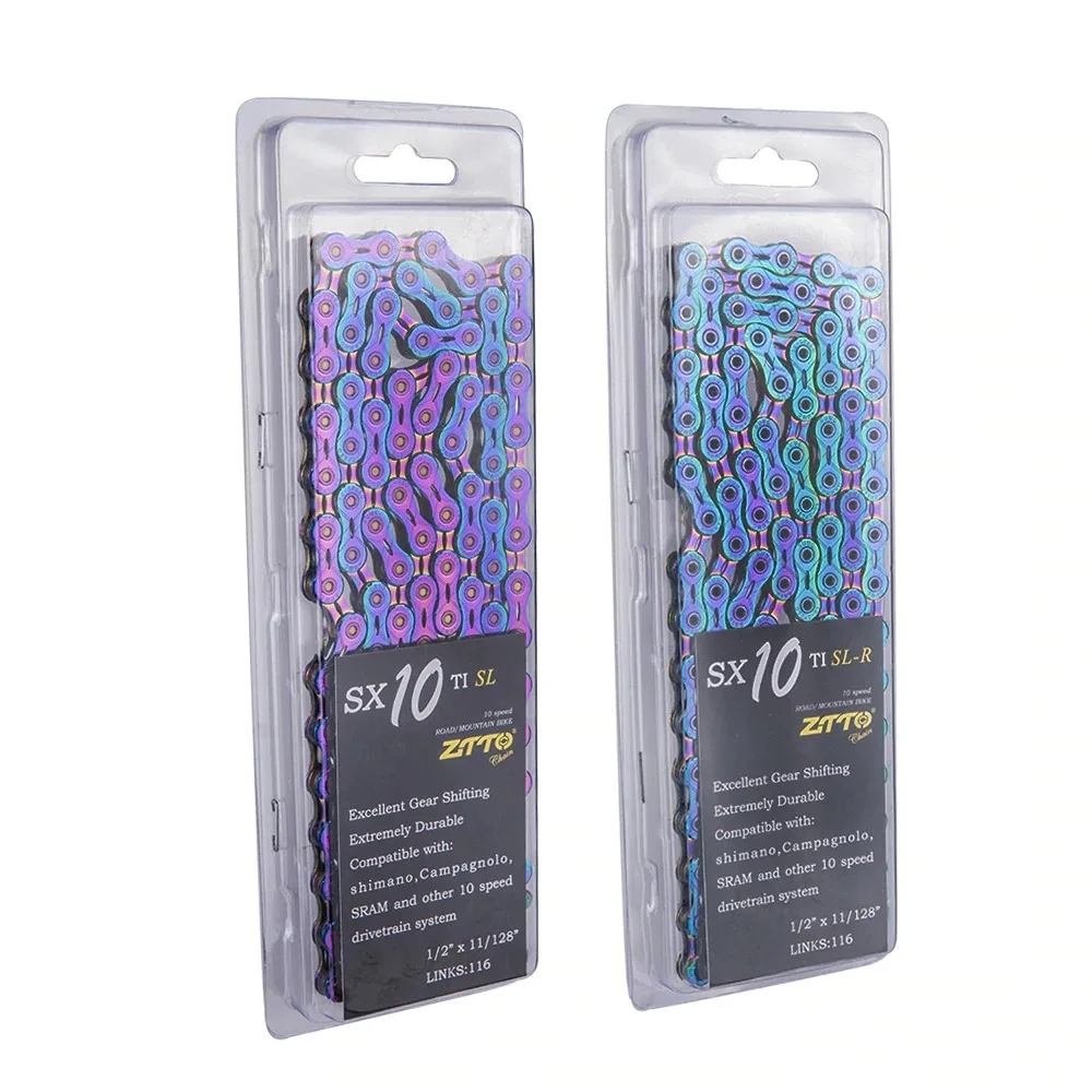 ZTTO 12Speed SLR Chain Road Bicycle Durable Rainbow Chains for MTB Mountain Bike