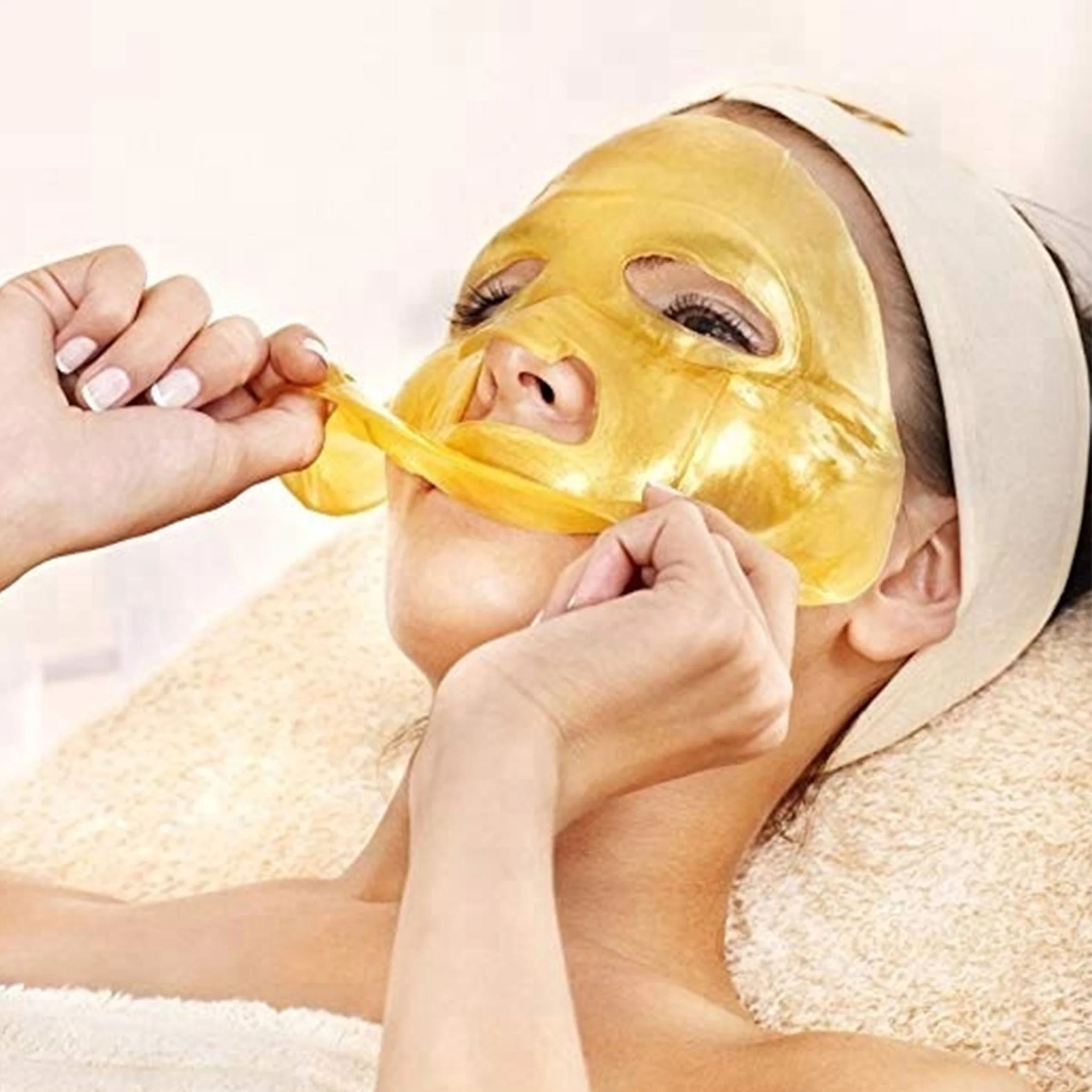 

Best Korean Sheet Mask Gold Collagen Organic Face Sheet Crystal Beauty Cosmetic Facial Mask