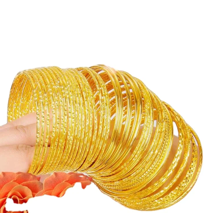 

Wholesale Cheap Brass Gold Thin Wire Bangle Bracelet Imitation Jewelry