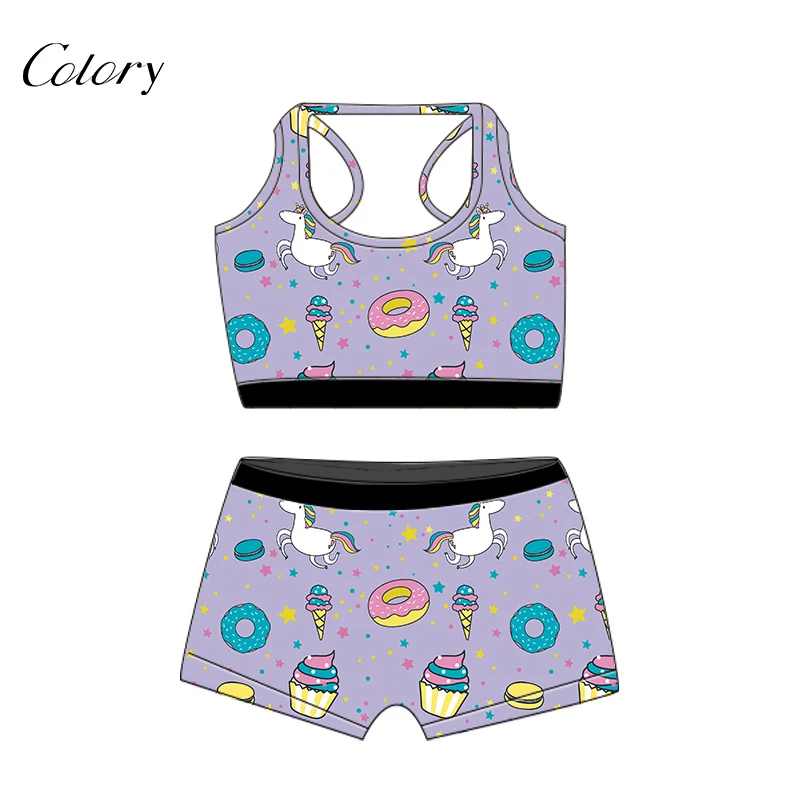 

Colory Custom Printing Pajamas Lady Sexy Sleepwear Onesie Set, Picture shows