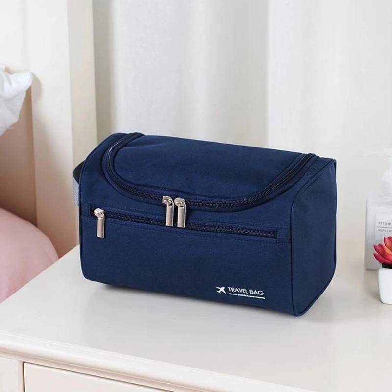 

Men Hanging Cosmetic Bag Business Makeup Case Women Travel Make Up Zipper Organizer Storage Pouch Toiletry Wash Bath Kit, 6colors