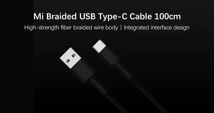 Original Mi Braided Usb Type-c Cable 1m Data Cable Braided Wire Version  100cm For Xiaomi Smartphone Xiaomi Mi Pad - Buy Usb Type-c Cable,Usb Cable  Type-c Type-c Usb Cable Cable Type-c Usb,Cable