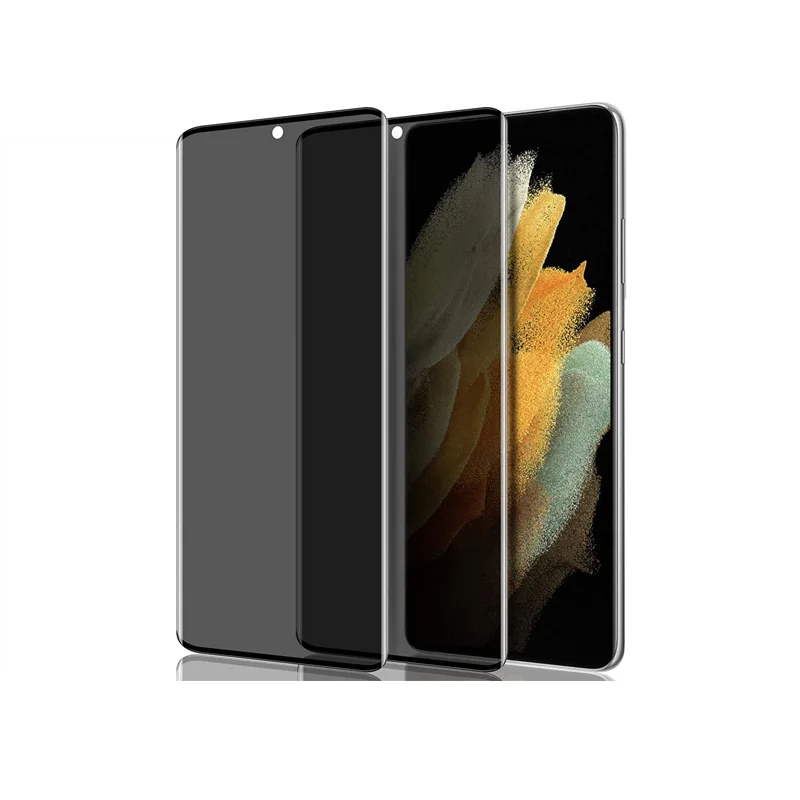 

2021 Newest Anti Peeping Tempered Glass S21 Ultra Privacy Screen Protector For Samsung S 21 Ultra