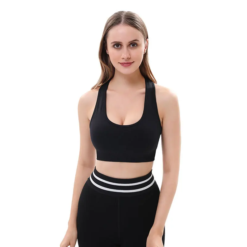 

Best Option Fitness Vest Popular Women's Sportiness Bra Crop Tops Yoga Vest