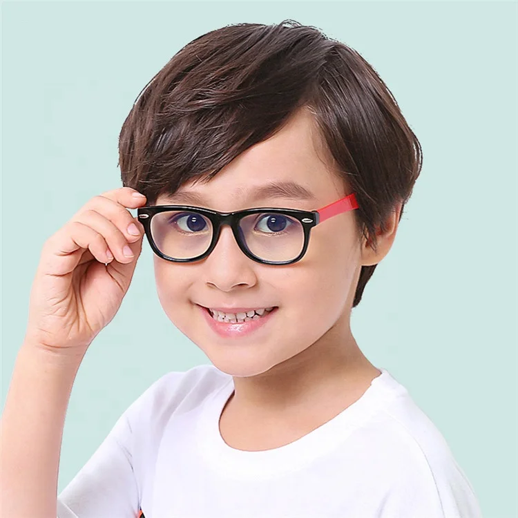 

2021 Silica gel new style optical eyewear flexible frame blue light glasses frame boys girls anti blue blocking glasses frames, Mix color or custom colors