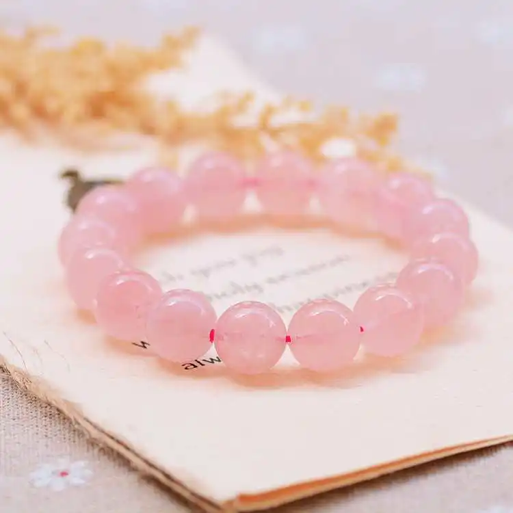 

Jialin Jewelry New natural Pink Crystal Wholesale jade bracelet jade Bangles woman