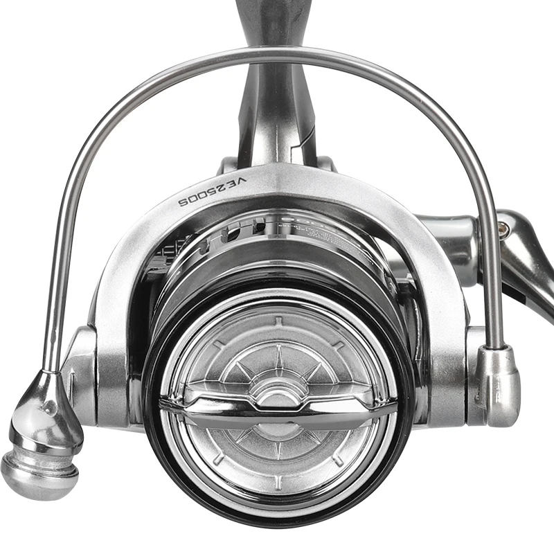 HSD Spinning Reel 6+1 Stainless Steel Ball Bearing Fishing Reels Spinning 5kg Drag Power Easily Trolling Fishing Reels