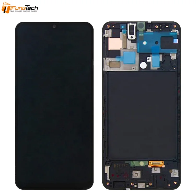 

6.4" Amoled, OLED For Samsung galaxy A50 A505F/DS A505F A505FD A505A LCD Display Touch Screen Digitizer For Samsung A505 lcd, Black
