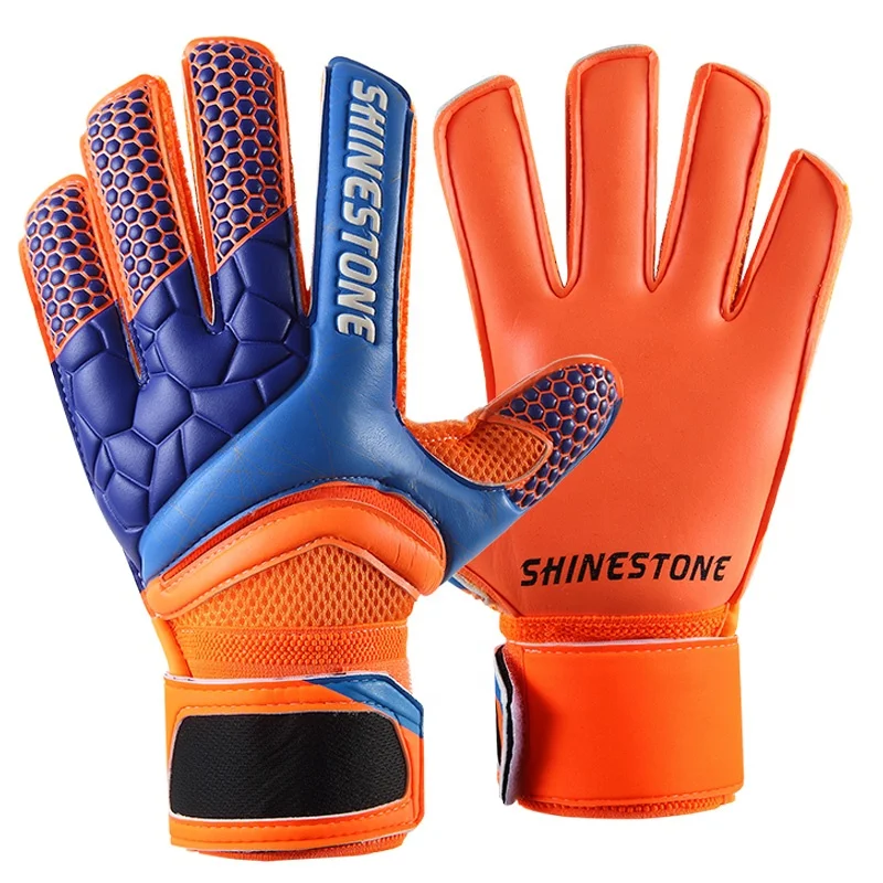 

Wholesale Factory Price Adult&Youth Goalkeeper Gloves Professional Soccer Football Gloves, Black blue orange yellow