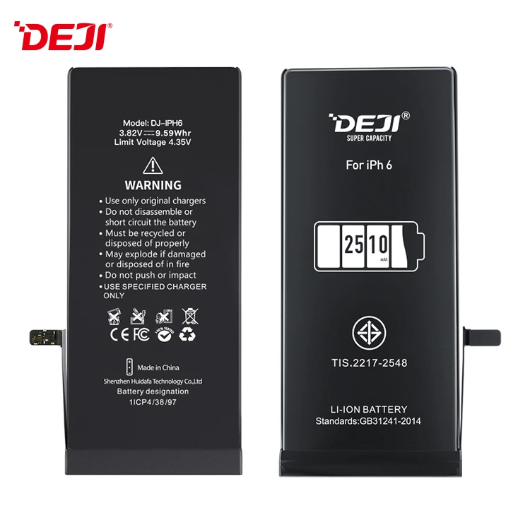 

new upgrade 2510 mAh Battery For iphone 6 Original Batteries Replacement
