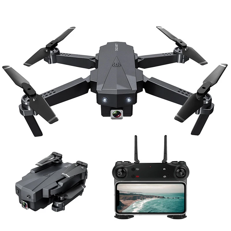 

Mini Drone 4K FPV WIFI Single camera drone profissional Dual camera Optical flow Modular battery RC Quadcopter SG107