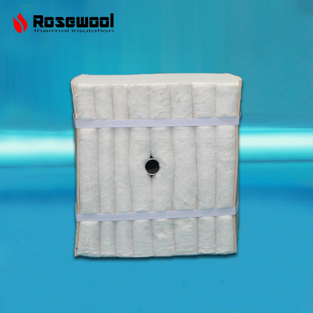 
high tensile strength ceramic fiber heating refractory module with anchor for insulation 