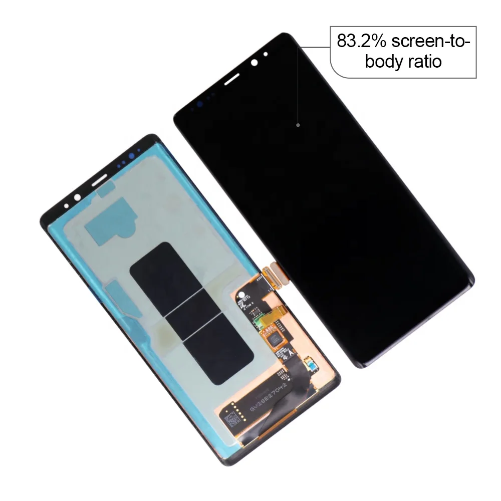 

LCD Combo Note8 Touch Screen LCD Display With Digitizer Assembly For Samsung For Galaxy Note 8 Note8 N9500 N9500F, Black/gold