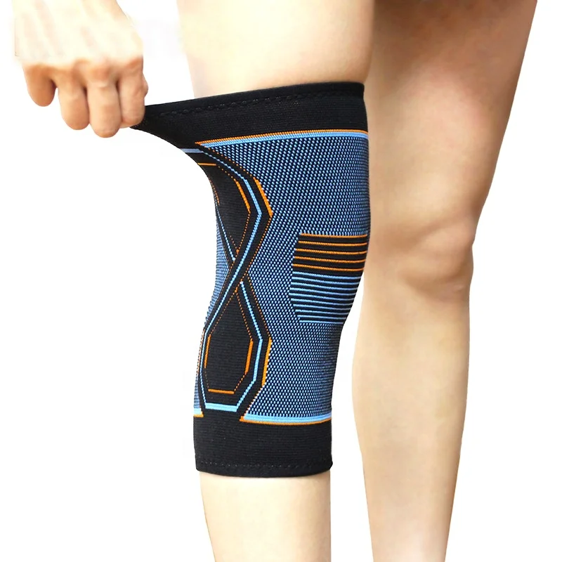 

China factory adjustable knee brace sleeve gel pad compression sleeve knee support booster sled knee pads