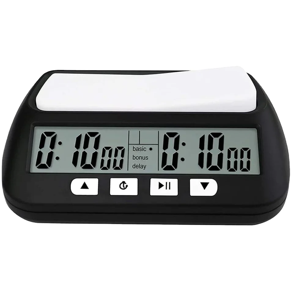 

Chess Clock Professional Digital Chess Timer Count Up Down Timer with Clock Board Game Bonus and Delay
