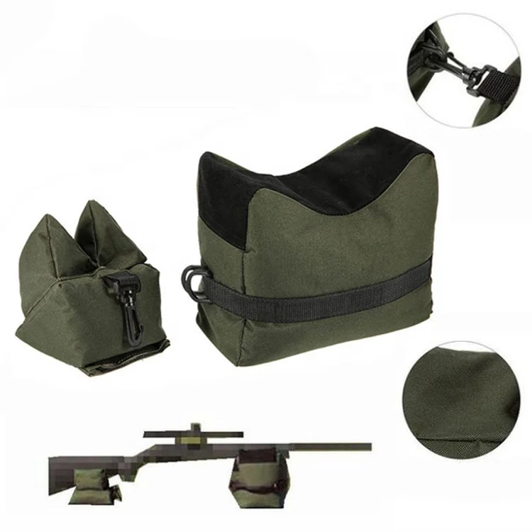 

Outdoor Sports Hunting Bench Unfilled Target Shooting Rest bag Flannelette Rifle Gun Rest, 4 colors choose