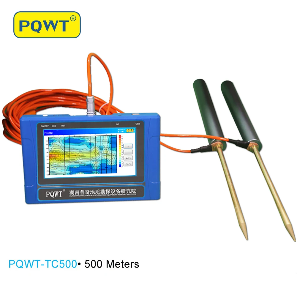 

PQWT-TC500 Multi-function Full Automatic Mapping electric measurement underground water detector