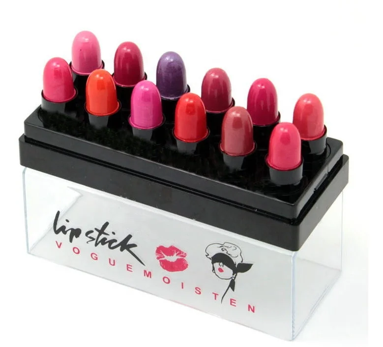 

12 Colors Lipstick Set Long Lasting Waterproof Sexy Red Matte Lip Stick Beauty Lips Makeup Lipsticks Manufacturers