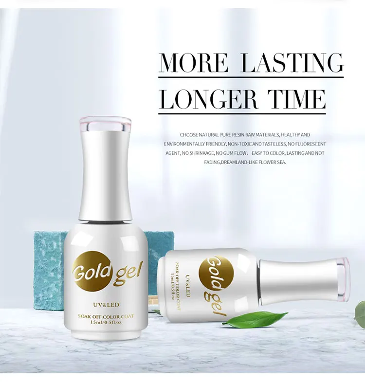 Oem Free Sample Chinese Beauty Products Gel Nails Kit Nail Gel Anti Scratch Glossy Uv Gel Nail