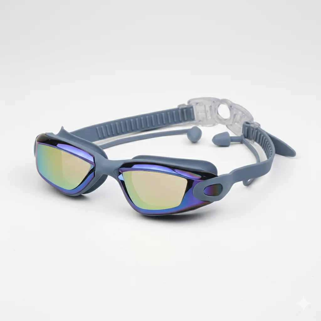 Men Woman High Definition Goggles Swimming  Adult Water-Proof Goggles Anti-fog Silicone Custom Goggles