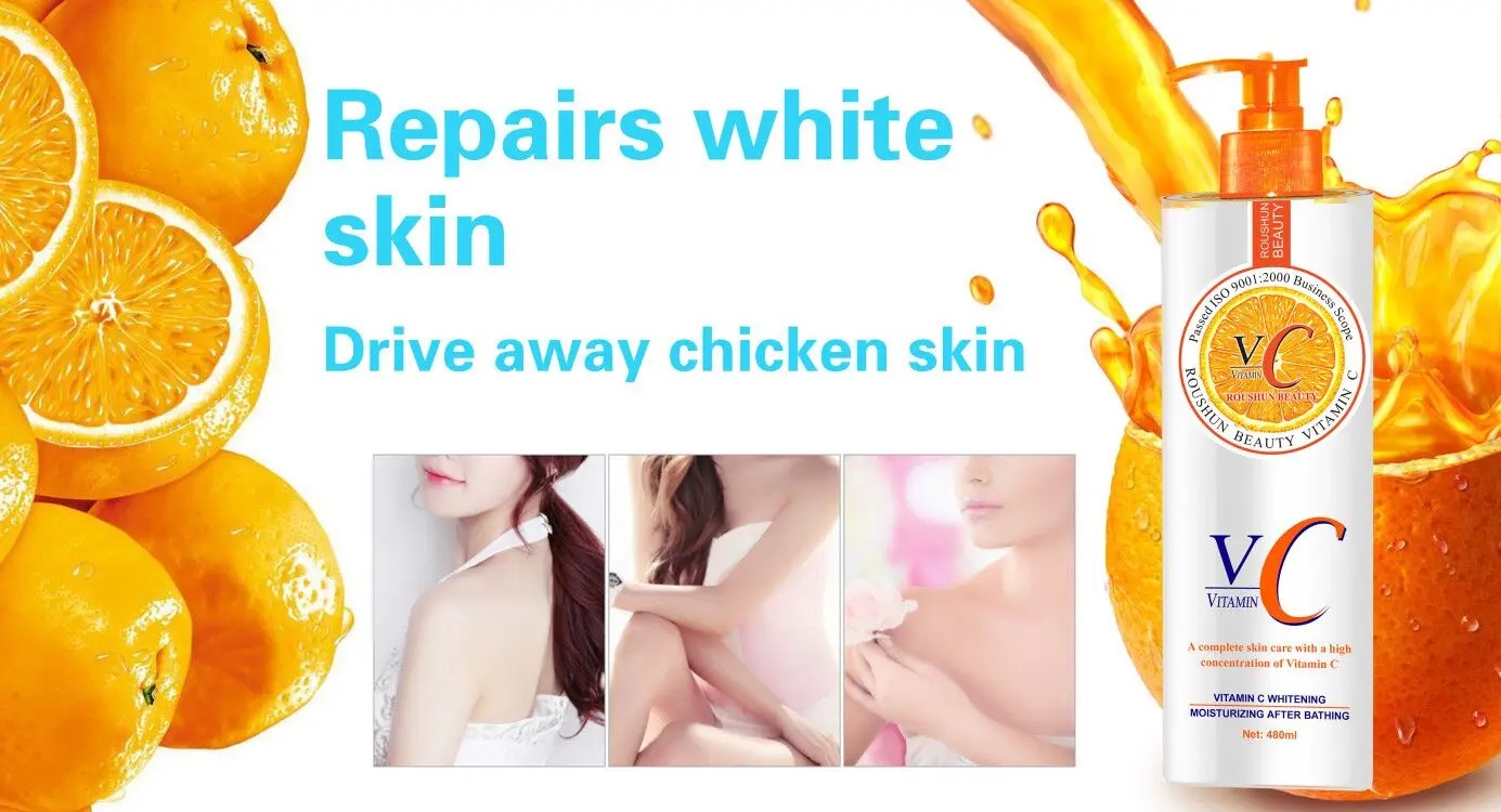 Roushun Vitamin C Whitening Lotions Body Moisturizing Natural