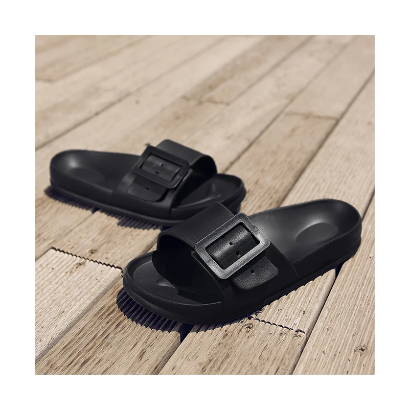 

Wholesale Ladies House Slippers 2021 Summer Indoor Eva Sole Slide Slippers, As picture