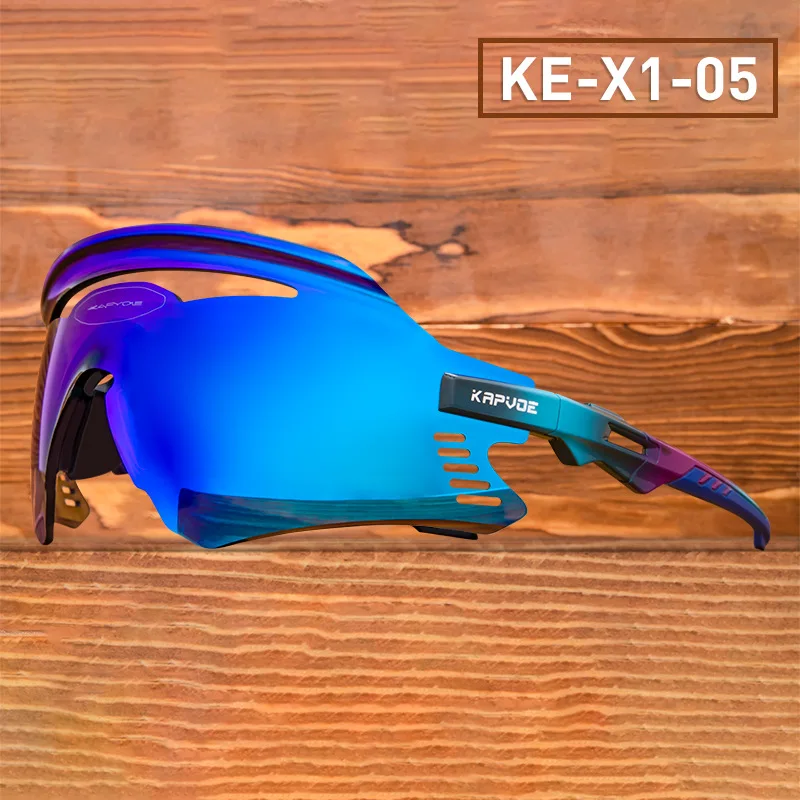 Kapvoe mountain bike goggles sports cycling sunglasses lentes de ciclismo floating polarized mtb glasses For Sports Fishing