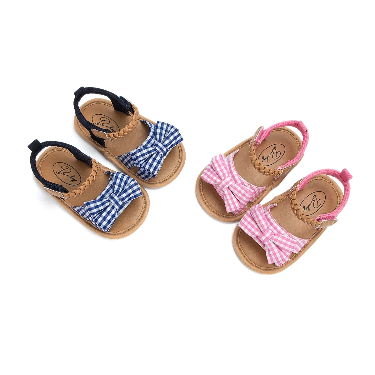 

New design Rubber sole bowknot dress 0 18 months girl infant toddler girl sandals shoes, 2 colors