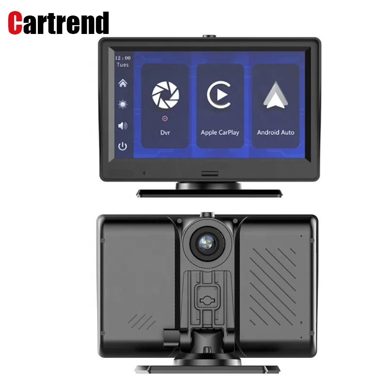 

Portable Android Auto Apple CarPlay Monitor for Car Bus SUV Pickup Taxi Truck Lorry Van MPV 2K Front and Rear view Recorder DVR
