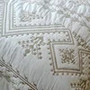 Real pactch work classic embroidered 3pcs bedspread 100% cotton set