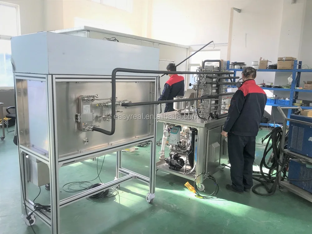 
Lab Mini UHT Sterilizer Line Sterilization Machine Small Scale UHT Milk Processing Plant for Sale 
