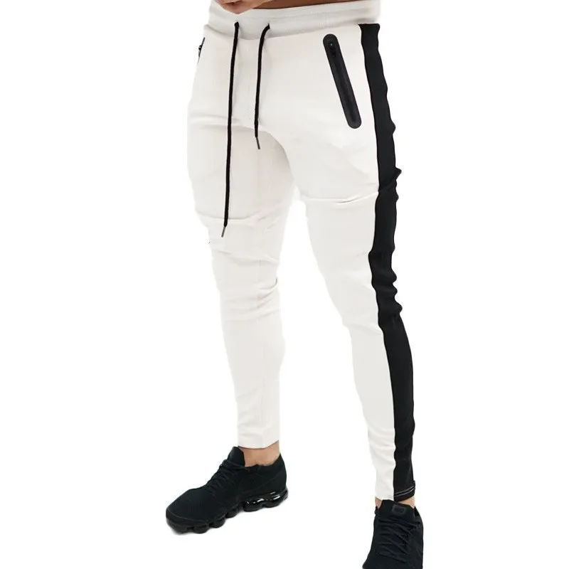 

Good Quality Sport Joggers Water-proof Zipper Men's Running Pants Hombre