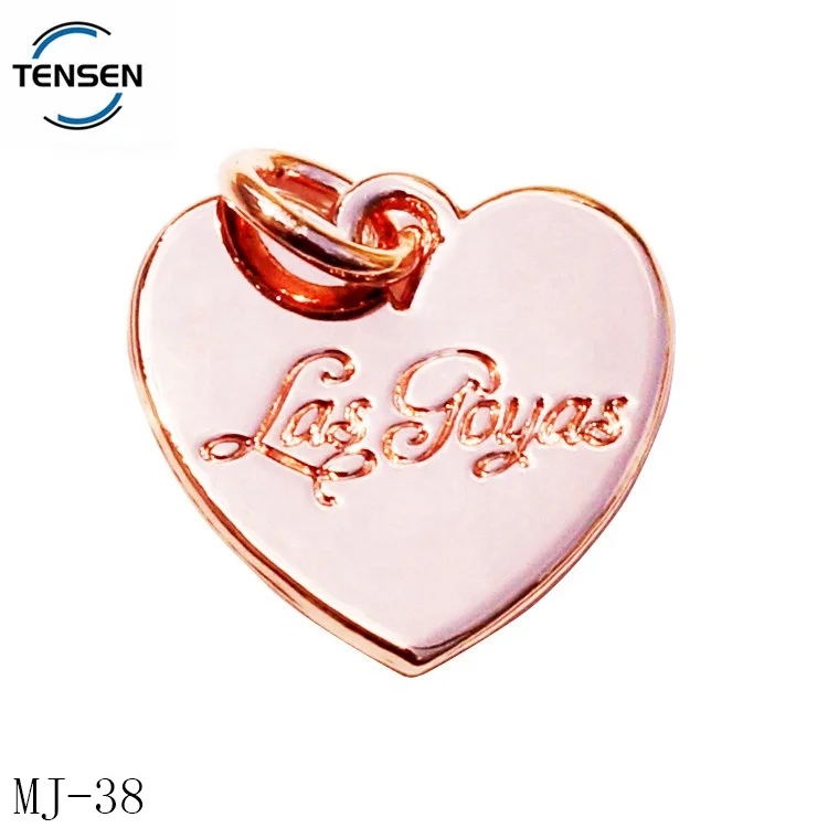 

Sweet heart shape Diy tags for bangle making brand necklace metal charm pendants for friendship, Can be choose